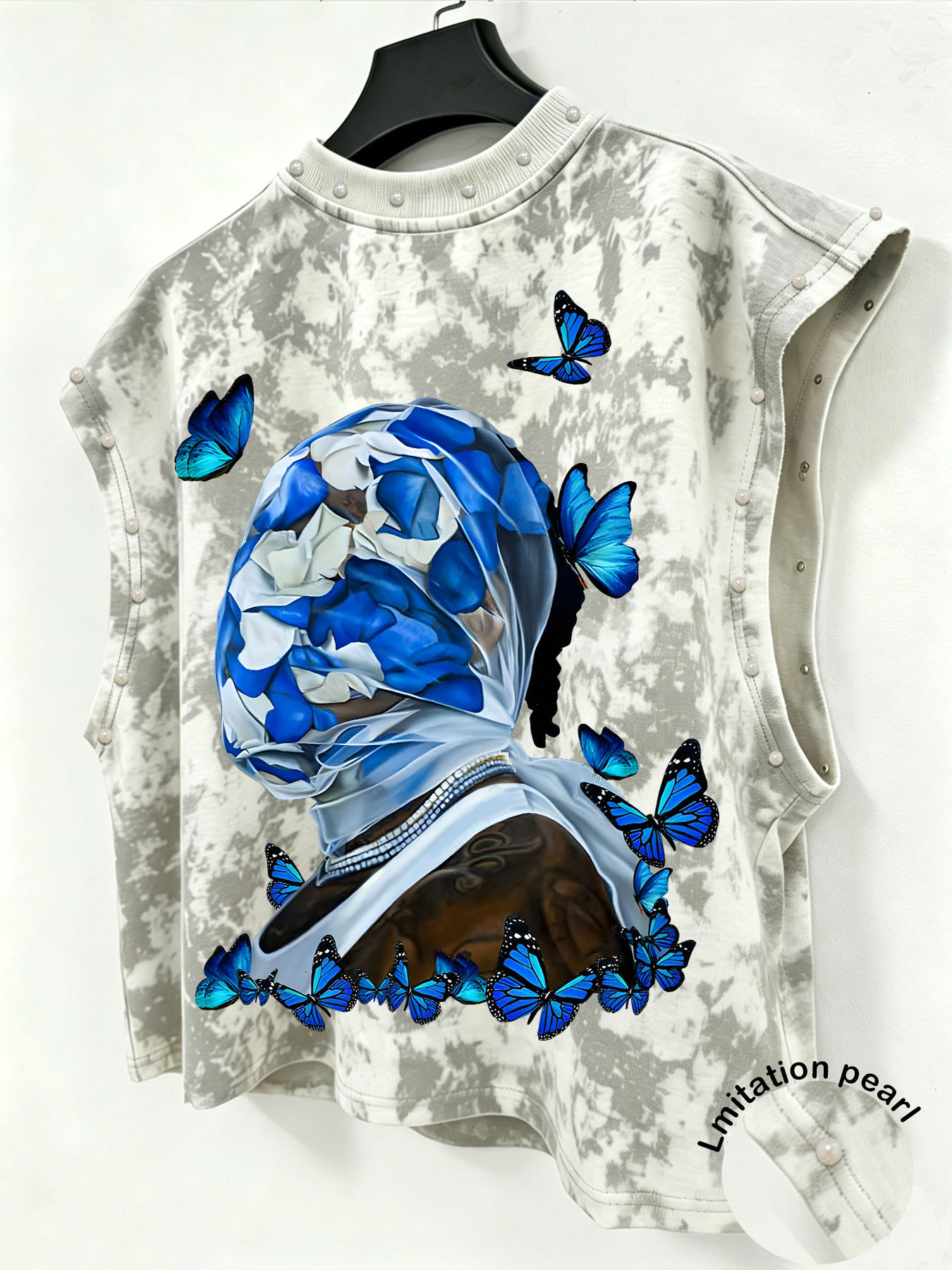 Summer Rose Clothing - Men Tie Dye Sleeveless Tank Top,