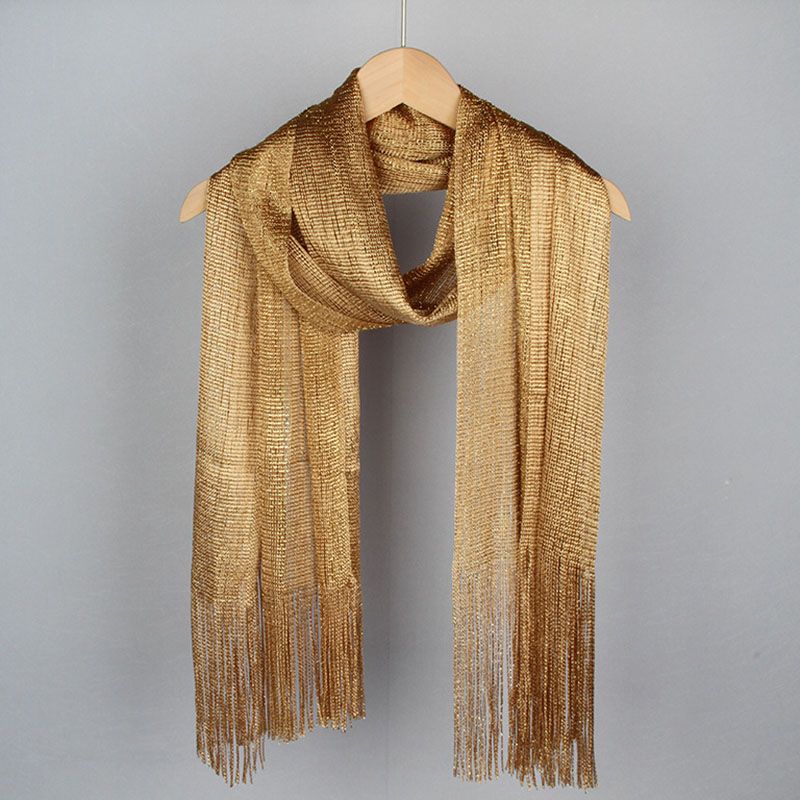 Summer Clothing For Older Women - Fashion Gold Silver Bright Silk Sunscreen