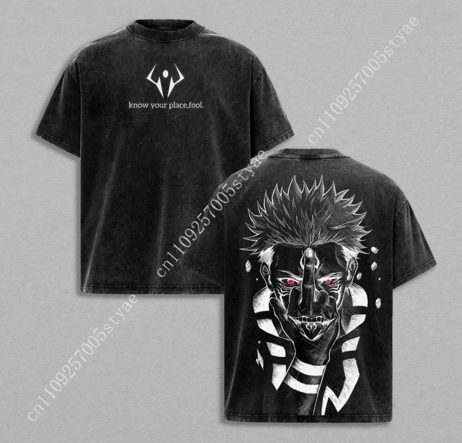Summer Quilt - Anime Ryomen Sukuna Graphic T-shirt Vintage