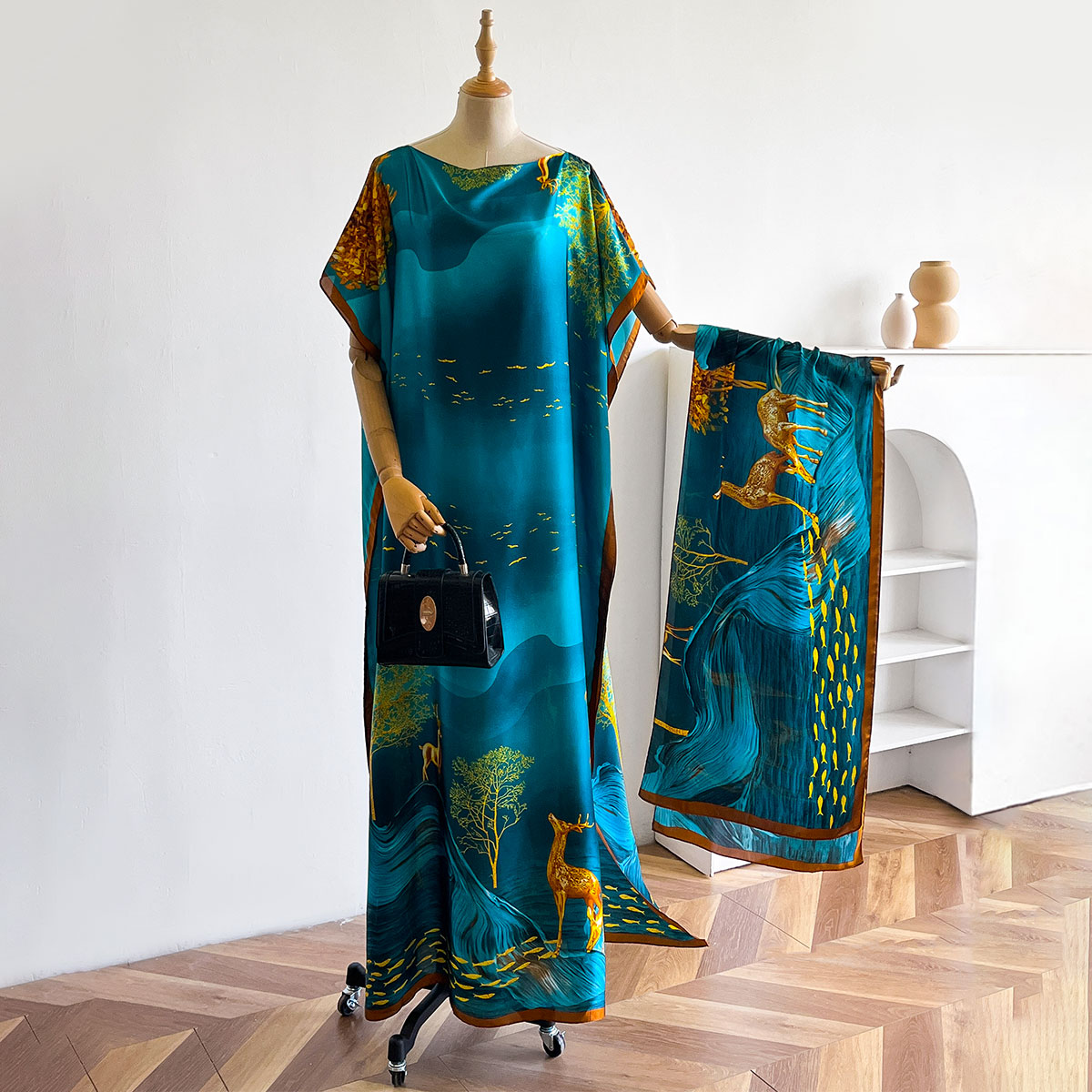 Summer Clothing For Older Women - Women's Long Shawl Dubai Fashion MUMU