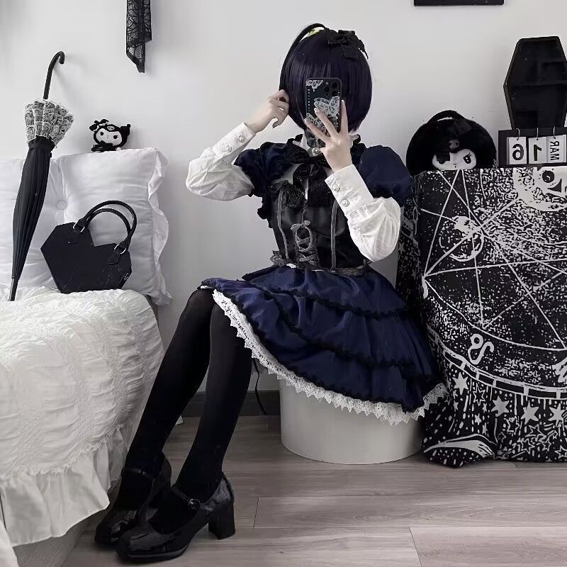 cosplay animation dress dark p - Summer Clothing For 70 Year Old Woman recension och pris