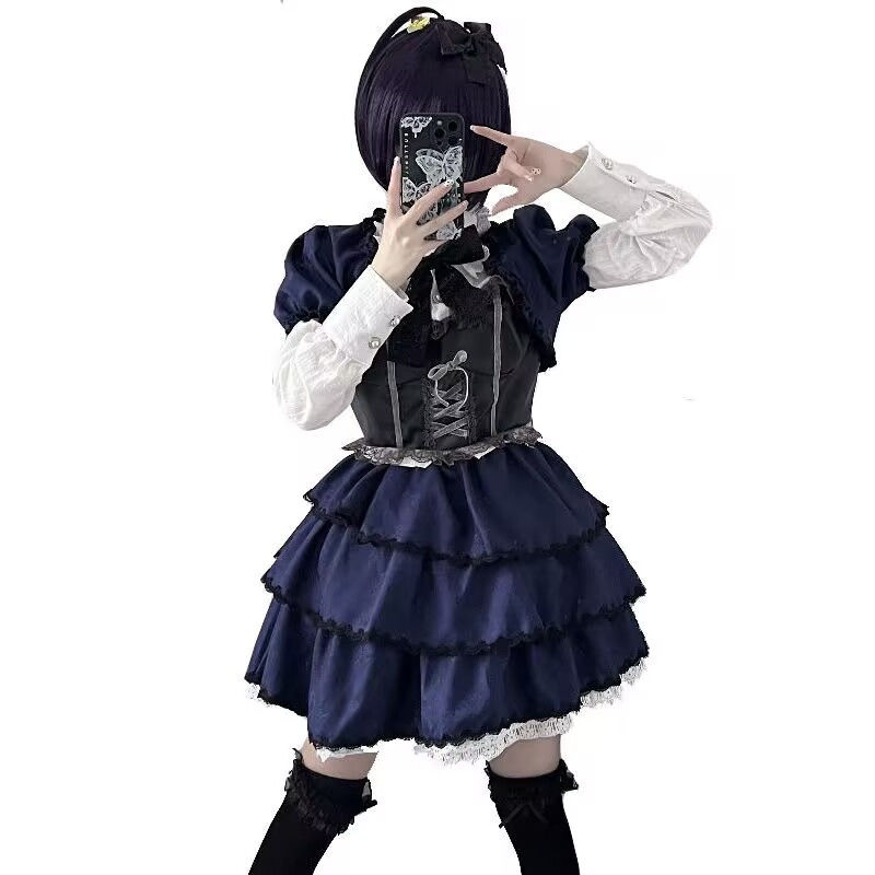 cosplay animation dress dark p - Summer Clothing For 70 Year Old Woman recension och pris