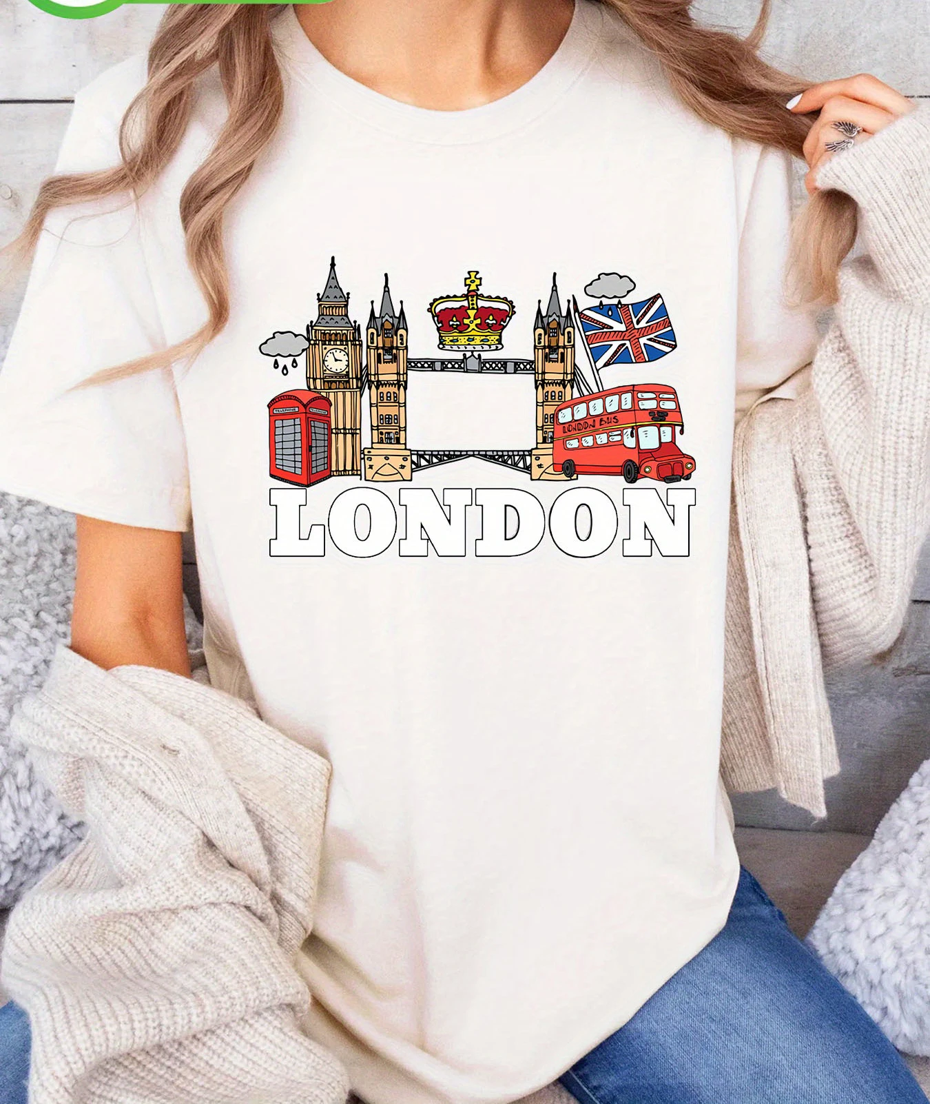 London Alphabet Pattern Printe - Summer Clothing London recension och pris