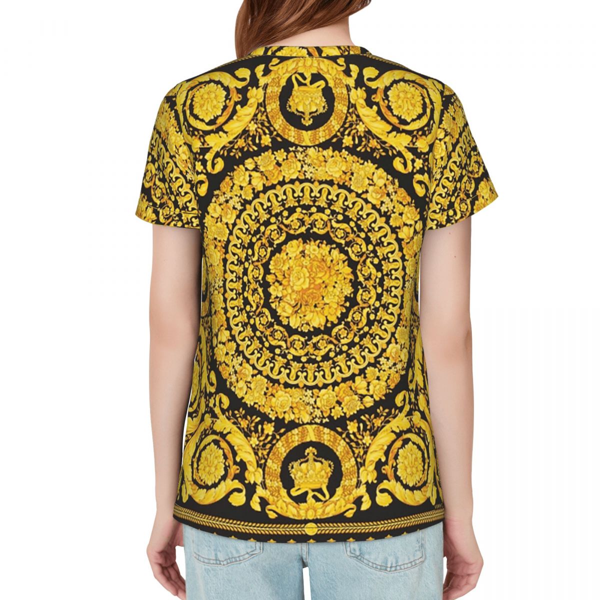 Decorative Golden Medallion Ba - Summer Clothing For 70 Year Old Woman recension och pris