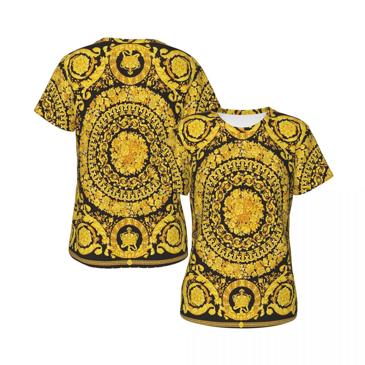 Decorative Golden Medallion Ba - Summer Clothing For 70 Year Old Woman recension och pris