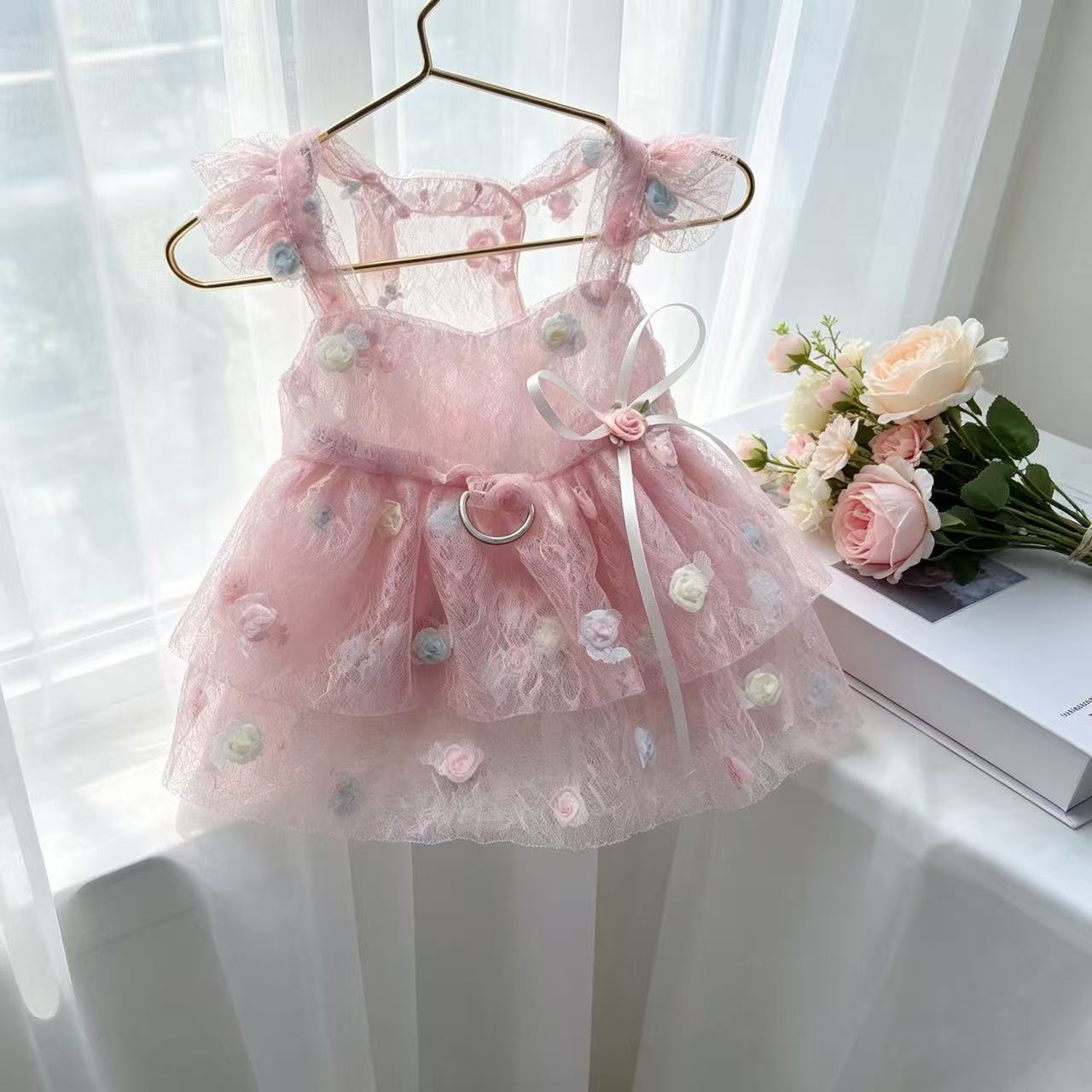 Pet Spring & Summer Chiffon Pr - Summer Rose Clothing recension och pris