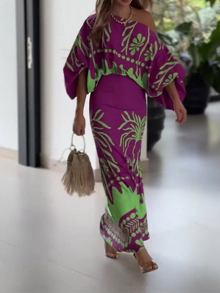 Sexy Women Print Two Piece Set - Summer Clothing Girl recension och pris