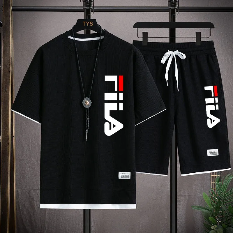 New Men's spring and summer ca - Summer Clothing Sets Men recension och pris