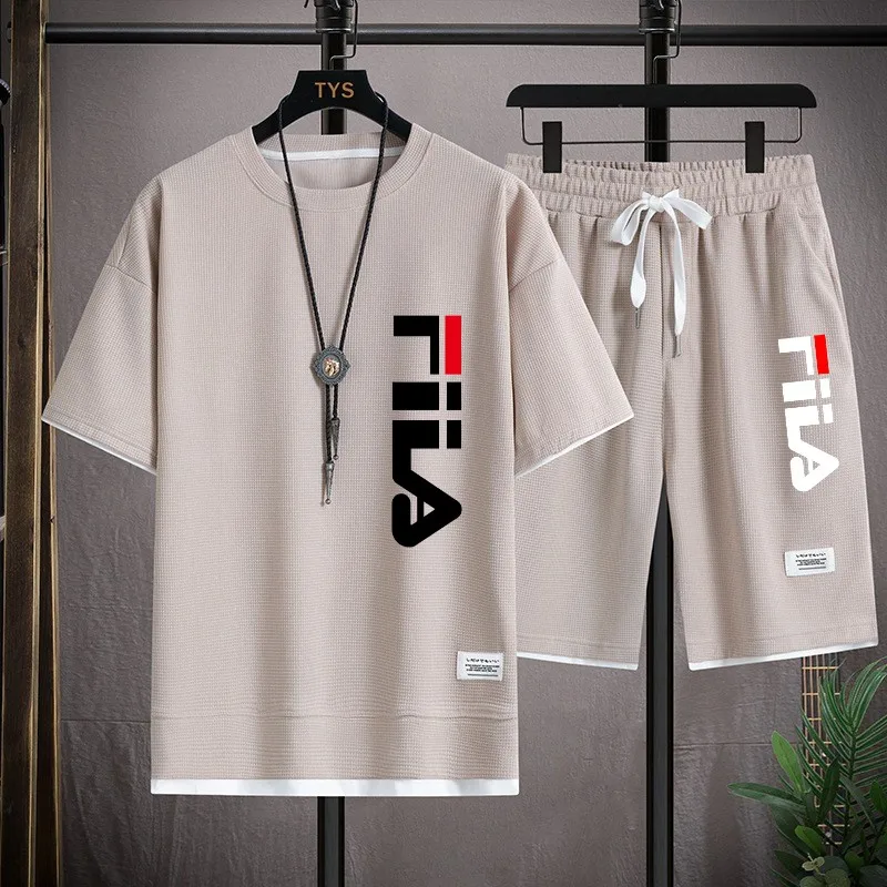New Men's spring and summer ca - Summer Clothing Sets Men recension och pris
