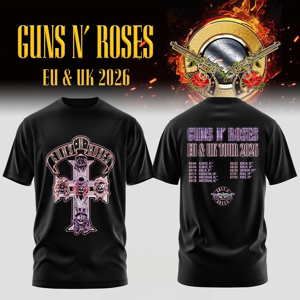 Guns N Roses EU & UK TOUR 2026 - Summer Rose Clothing recension och pris