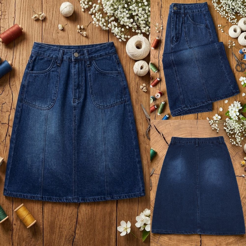 Women's High-Waisted Mid-Lengt - Summer Quilt recension och pris