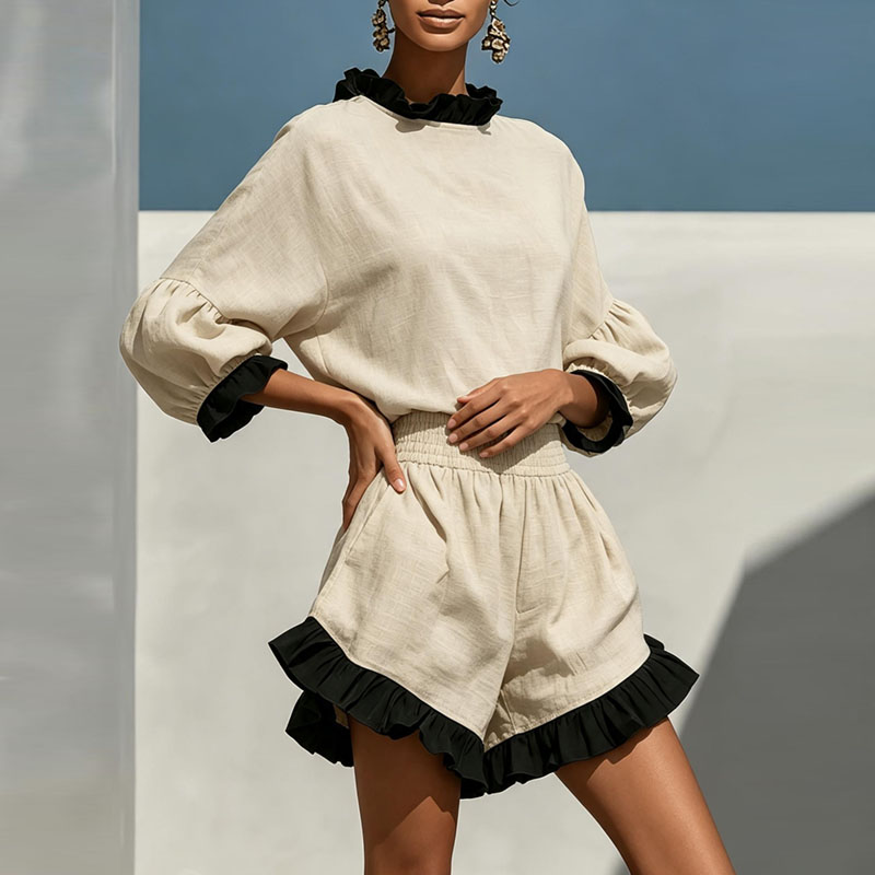 Boho Contrast Ruffle 2 Piece S - Summer Clothing Haul recension och pris