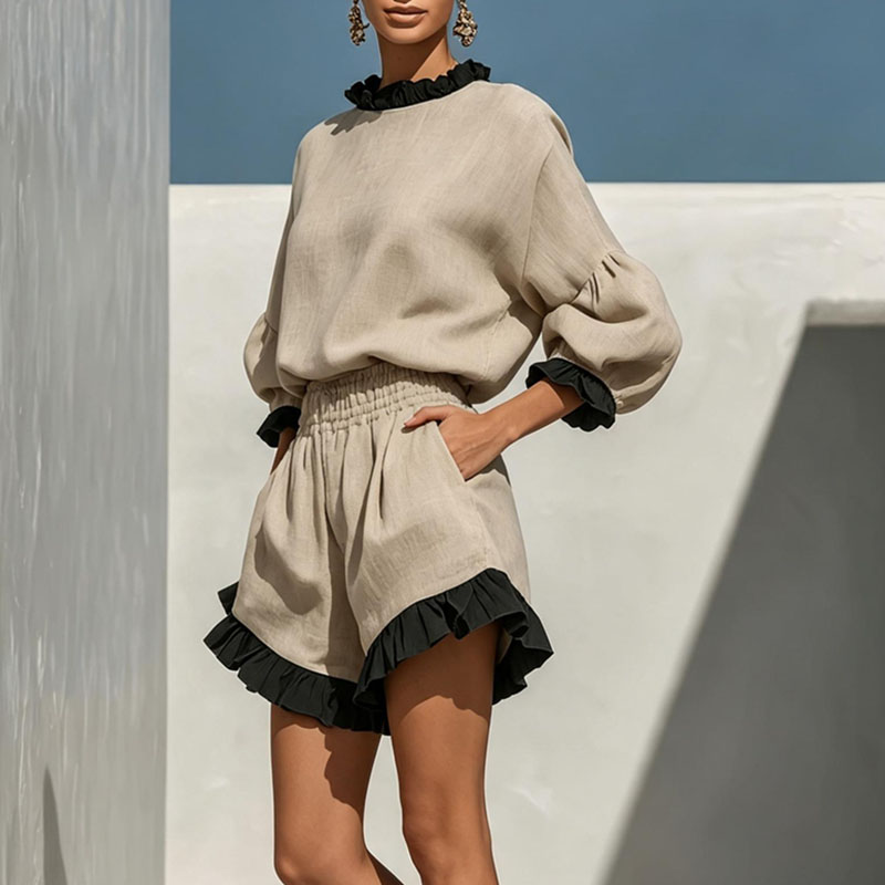 Boho Contrast Ruffle 2 Piece S - Summer Clothing Haul recension och pris