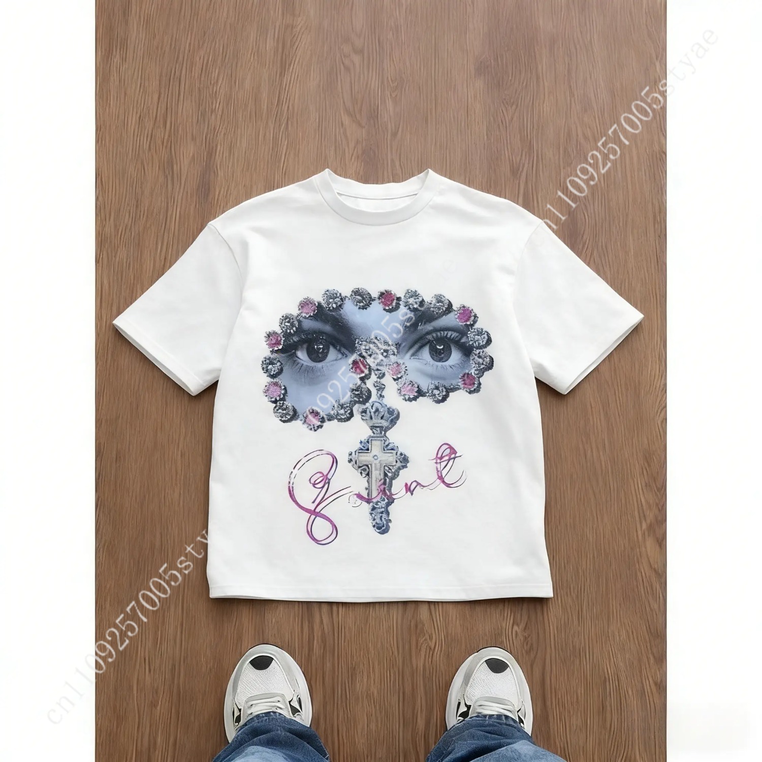 Men's Loose Fit Graphic Print  - Summer Quilt recension och pris