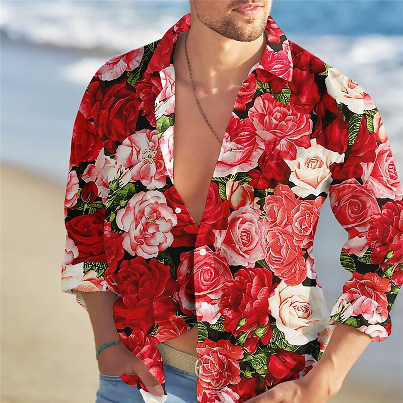 2023 men's shirt fashion trend - Summer Rose Clothing recension och pris