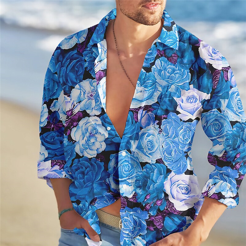 2023 men's shirt fashion trend - Summer Rose Clothing recension och pris