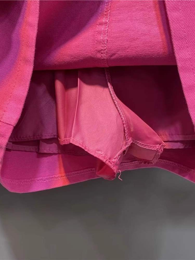 Rose Red Split Denim Skirt Hig - Summer Rose Clothing recension och pris