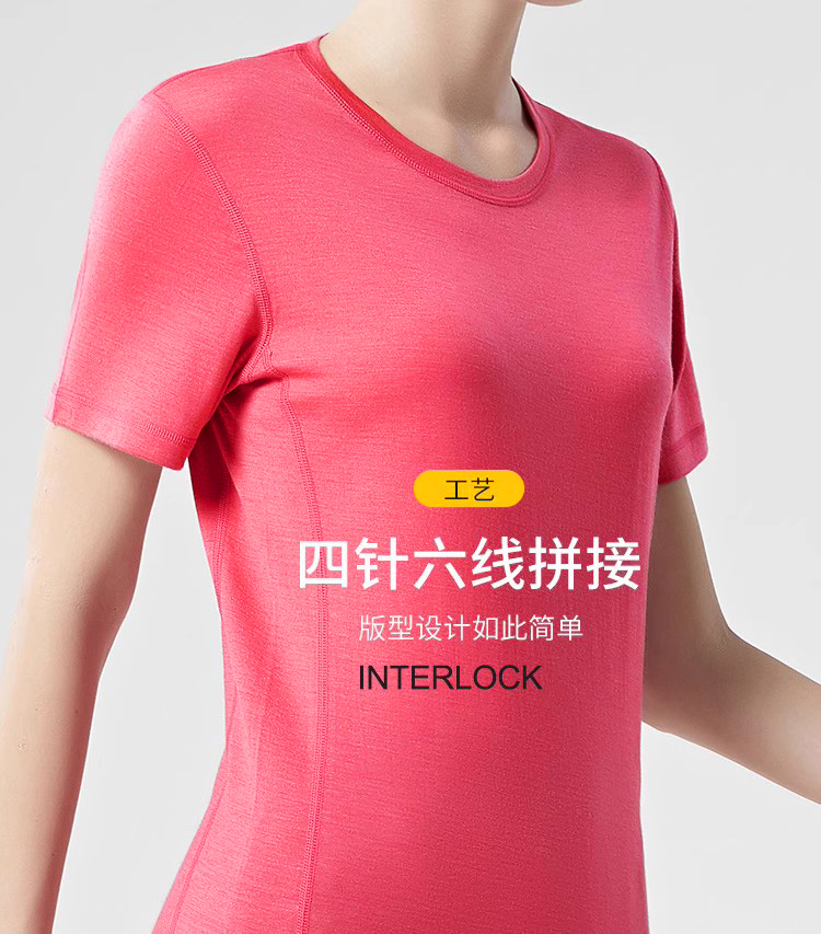 Women's merino wool T shirt sh - Summer Clothing Next recension och pris