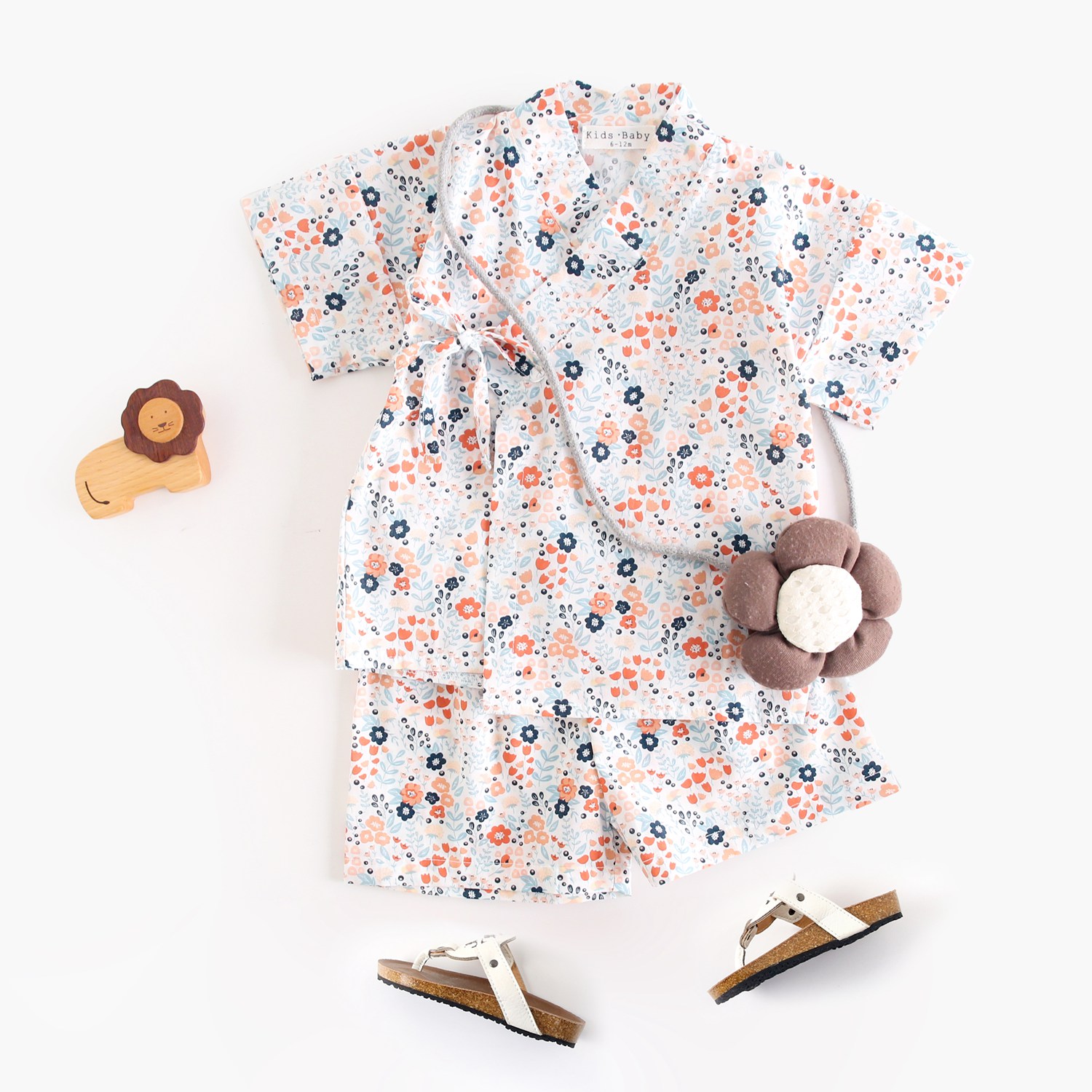 Lovely Summer Floral 2Pcs Litt - Summer Loving Kids Clothing recension och pris