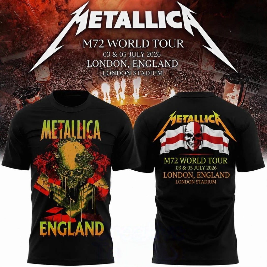 Metallica 2026 M72 World Tour  - Summer Clothing London recension och pris