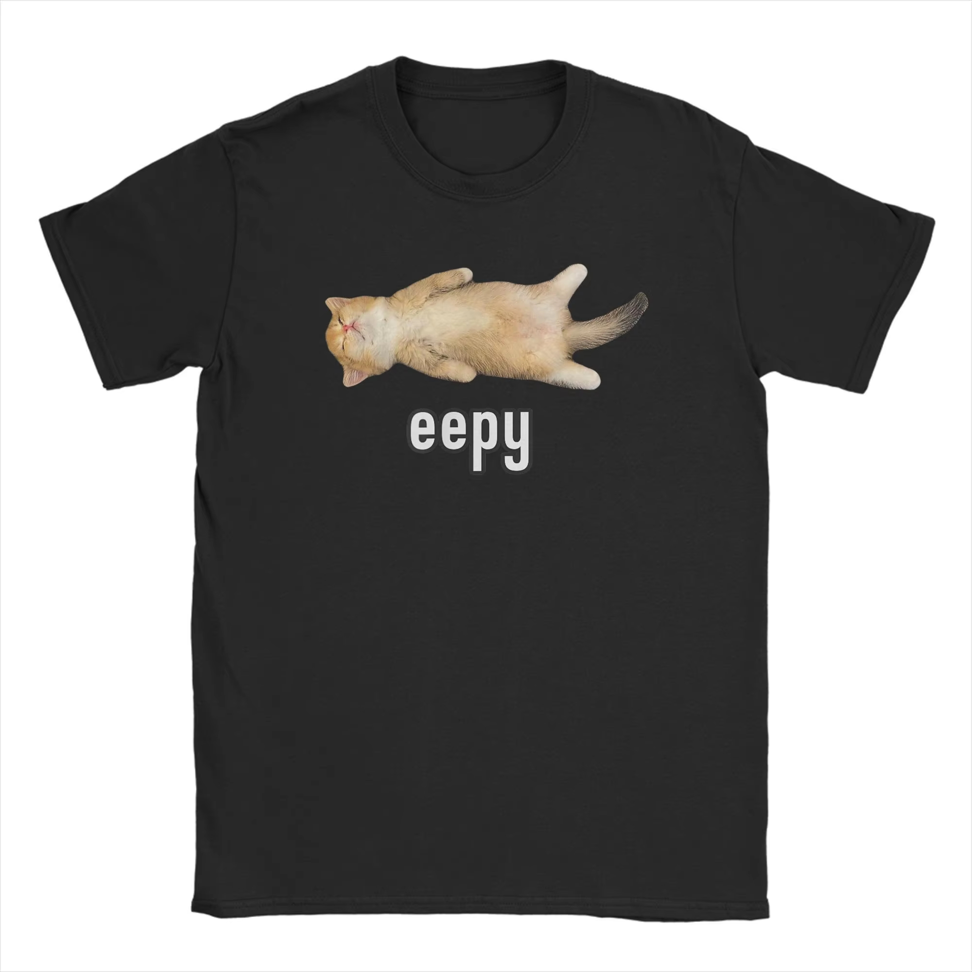 Men T-Shirt Eepy Cat Sleepy Ca - Summer Clothing Gif recension och pris