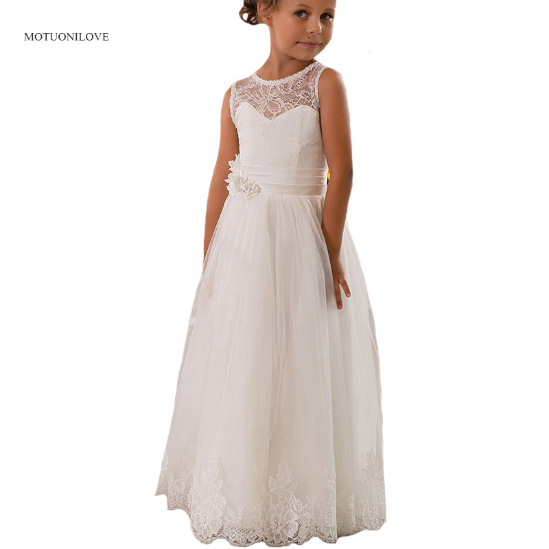 Jewel Sleeveless Lace A Line L - Summer Loving Kids Clothing recension och pris
