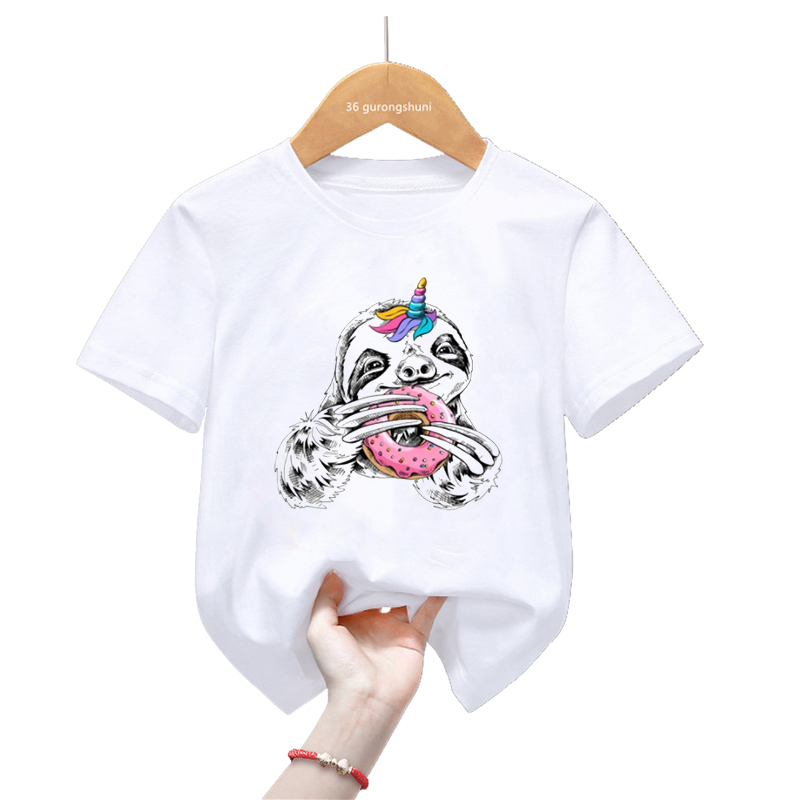 Unicorn Sloth Love Donuts Cart - Summer Loving Kids Clothing recension och pris
