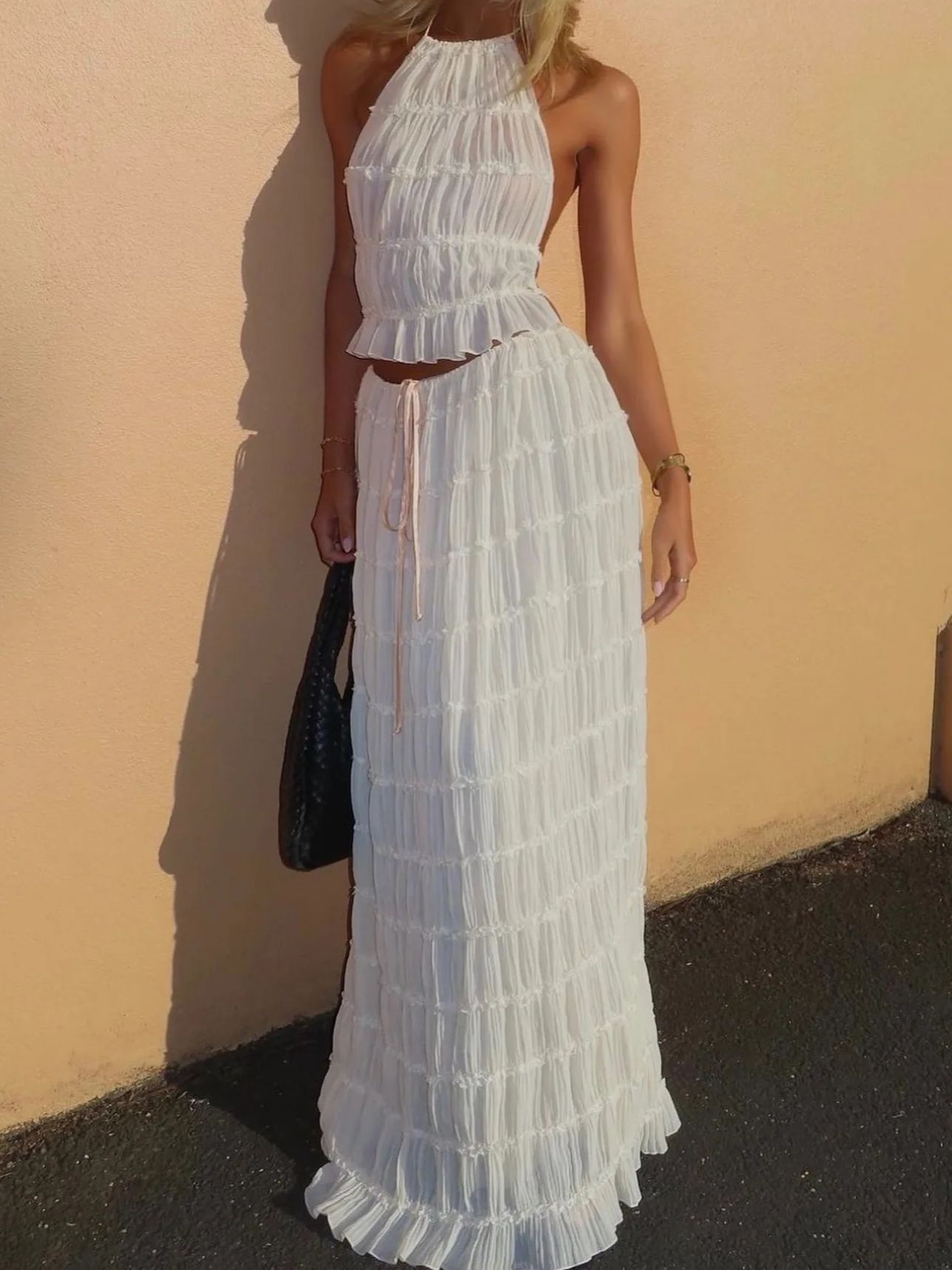 Fashion Halter Neck Long Skirt - Summer Clothing Zara recension och pris