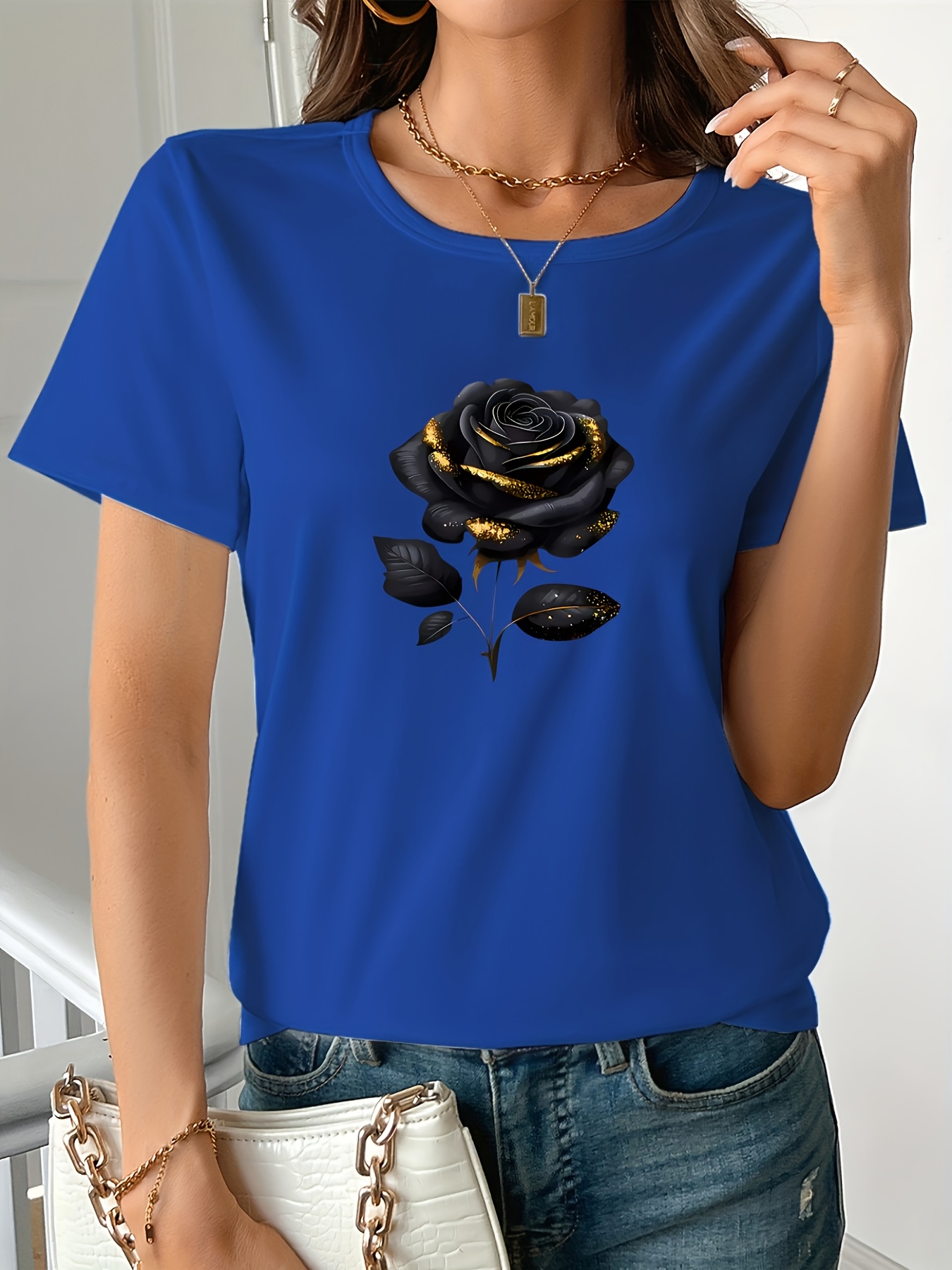 Women's Plus Size Oversized Bl - Summer Rose Clothing recension och pris