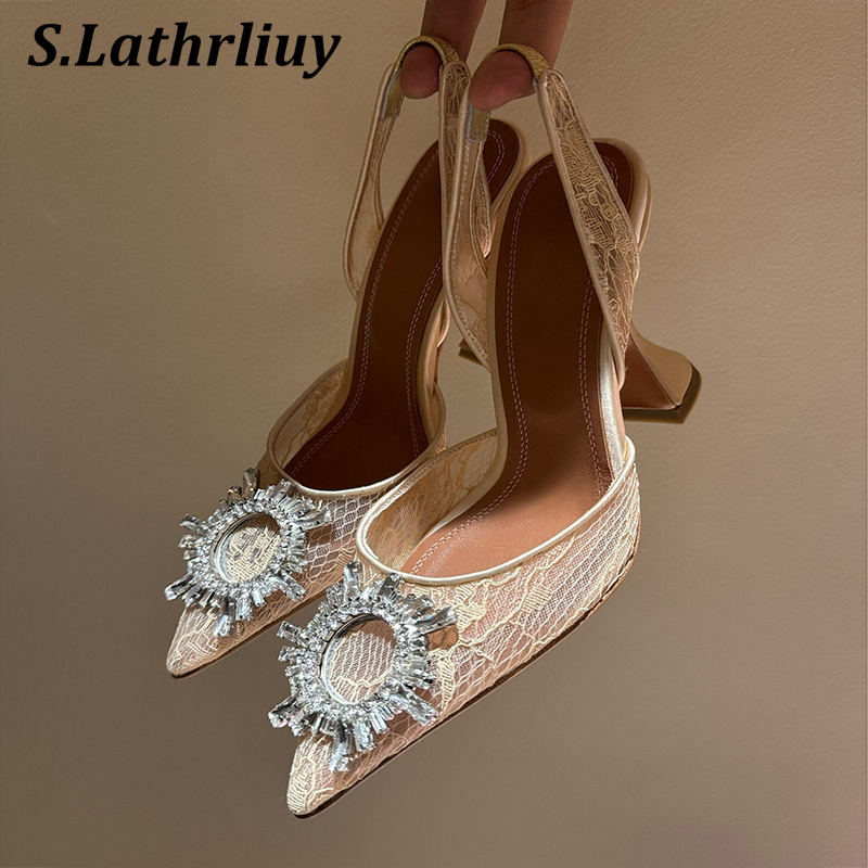 Sandals Rhinestone Flower Poin - Summer Clothing Sale recension och pris