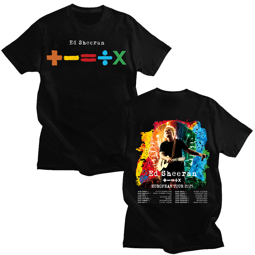 Ed Sheeran European Tour 2026  - Summer Clothing Gif recension och pris
