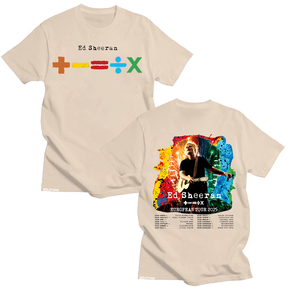 Ed Sheeran European Tour 2026  - Summer Clothing Gif recension och pris