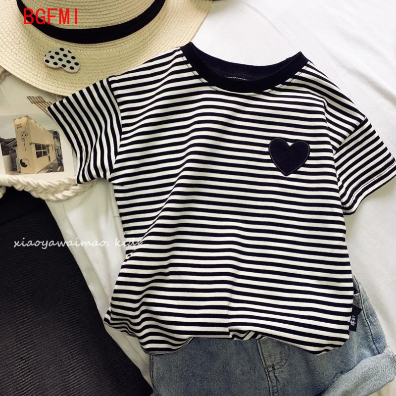 Teens Girls Cotton Striped Sho - Summer Loving Kids Clothing recension och pris